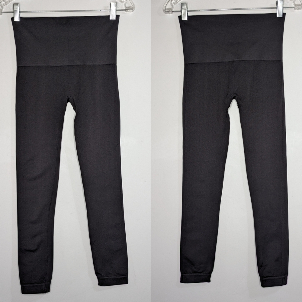 Spanx black EcoCare Seamless look at me now legging M